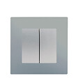 SIEMENS - SIEMENS Double V&V SILVER Siemens DELTA VIVA plq SILVER - vignette