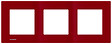 SIEMENS - SIEMENS Plaque Triple Rouge Siemens DELTA VIVA - vignette