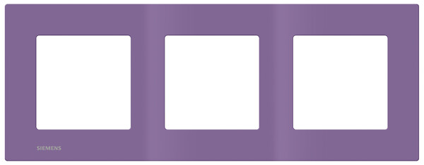 SIEMENS - SIEMENS Plaque Triple Violet Siemens DELTA VIVA - large