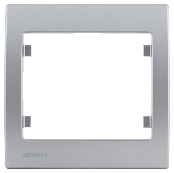 SIEMENS - SIEMENS Plaque Simple Silver SIEMENS - large