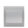 SIEMENS - Va et Vient Silver Delta Iris + Plaque basic Silver - vignette