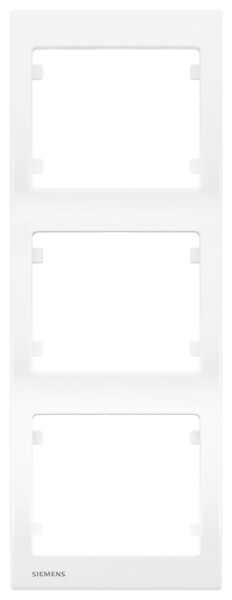 SIEMENS - SIEMENS Plaque Triple Verticale Blanc SIEMENS - large