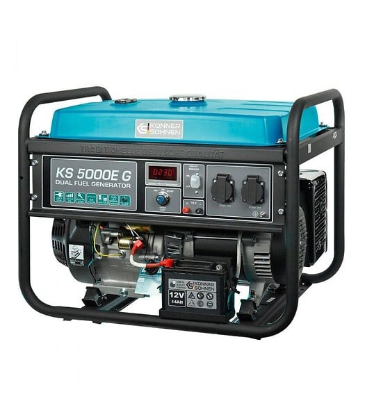 KONNER SOHNEN - Groupe électrogène à essence/gaz Könner & Söhnen KS 5000E G - large