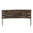ART GARDEN - Bordure pour potager - Noisetier tressage horizontal - Avec piquets - 40x150 cm - vignette