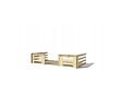 ALTANKA - Terrasse en bois avec balustrade pour abri en bois - 12m2 - 4m x 3m - couleur: naturel - DOM393 - vignette