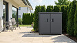 WEKA - Armoire terrasse Métal GARY - Anthracite - L.90xH.84xP.62cm - vignette