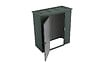 WEKA - Abri Métal GARY T1, vert - Surface hors-tout 1,88 m² - vignette