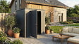 WEKA - Abri de jardin en métal  GARY T2 - Anthracite - L.191.8xP.147.6cm - vignette
