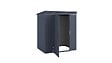 WEKA - Abri de jardin en métal  GARY T2 - Anthracite - L.191.8xP.147.6cm - vignette