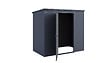 WEKA - Abri de jardin en métal  GARY T4 - Anthracite - L.236.9xl.136.7cm - vignette