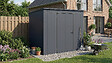 WEKA - Abri de jardin en acier GARY T5 - Anthracite - L.241,9xH.219,1xP.198cm - vignette