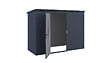 WEKA - Abri de jardin en métal  Gary T7 - Anthracite - L.287xl.136.7cm - vignette