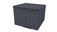 WEKA - Abri de jardin en métal  Gary T9 - Anthracite - L.292xP.298,2cm - vignette