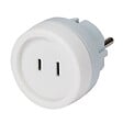 LEGRAND - Adaptateur voyage prise américaine - 2P 15A 230V - Blanc - vignette