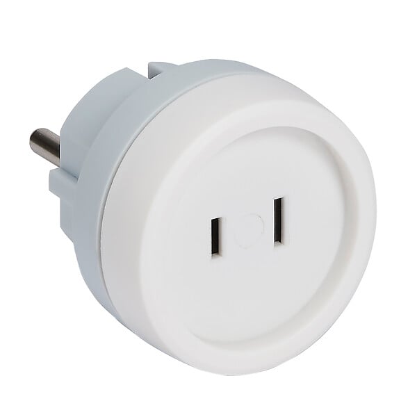 LEGRAND - Adaptateur voyage prise américaine - 2P 15A 230V - Blanc - large
