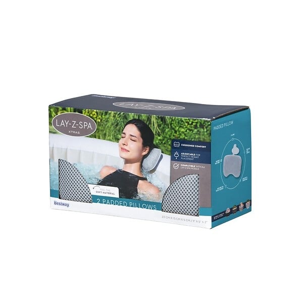 BESTWAY - Coussins rembourrés, 23 x 13 x 5 cm, sangle Duraplus - large