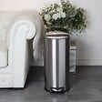 KITCHEN MOVE - Poubelle à pédale inox FULLER argent 40L - vignette