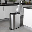 KITCHEN MOVE - Poubelle à pédale inox FULLER argent 40L - vignette
