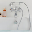 JACOB DELAFON - Mélangeur baignoire Cléo 1889 avec pommeau douche Chromé - vignette