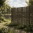 ART GARDEN - Clôture bois en noisetier - 100% Naturel - Sans Poteaux - Hauteur 120 X Largeur 150 cm - vignette