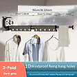 KITCHEN MOVE - Séchoir à linge mural PYTHON 92cm - vignette
