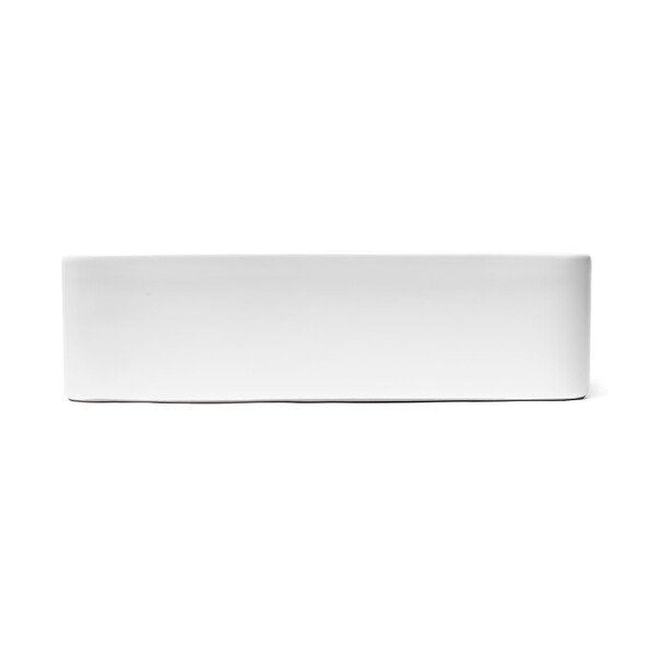 SWISS AQUA TECHNOLOGIES - Swiss Aqua Technologies Infinitio Vasque à poser 50 x 40 x 11 cm, sans trop-plein, Blanc mat (SATINF5040M) - large