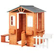 BELIANI - Cabane de jardin pour enfants AMPELIKO Bois de sapin Marron - vignette
