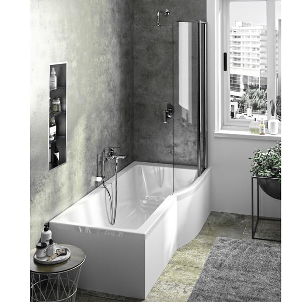 IDEAL STANDARD - IDEAL STANDARD Baignoire Connect air 150 X 80 avec Pare Bain asymétrique gauche - large