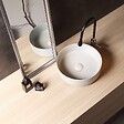 KIAMAMI VALENTINA - Lavabo Rond Sur Pied En Céramque 35,5Cm - vignette
