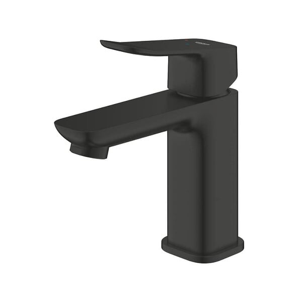 GROHE - Dice mitigeur monocommande de lavabo à levier avec vidage Clic-Clac, noir mat (1018612430) - large