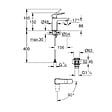 GROHE - Dice mitigeur monocommande de lavabo à levier avec vidage Clic-Clac, noir mat (1018612430) - vignette