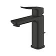 GROHE - Dice mitigeur monocommande de lavabo à levier avec vidage, noir mat (1018322430) - vignette