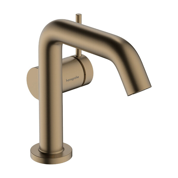 HANSGROHE - Hansgrohe Tecturis S mitigeur monocommande de lavabo éco CoolStart, bonde Push-Open, bronze brossé (73320140) - large