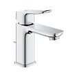 GROHE - Dice mitigeur monocommande de lavabo à levier avec vidage, chrome brillant (1018560000) - vignette