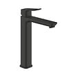 GROHE - Grohe Dice mitigeur lavabo monocommande XL à levier, avec cartouche en céramique, sans tirette ni vidage, noir mat (1018922430) - vignette