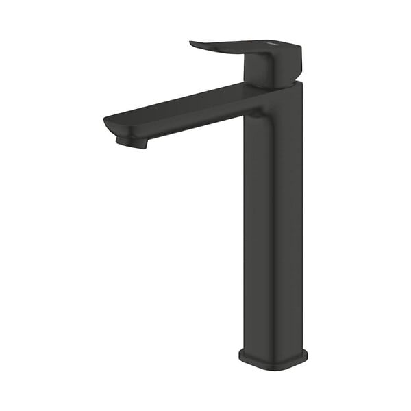 GROHE - Grohe Dice mitigeur lavabo monocommande XL à levier, avec cartouche en céramique, sans tirette ni vidage, noir mat (1018922430) - large