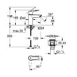 GROHE - START Mitigeur lavabo taille S, noir mat (235512432) - vignette