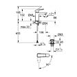 GROHE - Grohe Dice mitigeur monocommande de lavabo à levier avec vidage Clic-Clac, chrome brillant (1018610000) - vignette