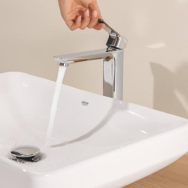 GROHE - Grohe Dice mitigeur monocommande de lavabo XL à levier, sans vidage, chrome brillant (1018920000) - large
