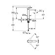 GROHE - Grohe Dice mitigeur monocommande de lavabo XL à levier, sans vidage, chrome brillant (1018920000) - vignette