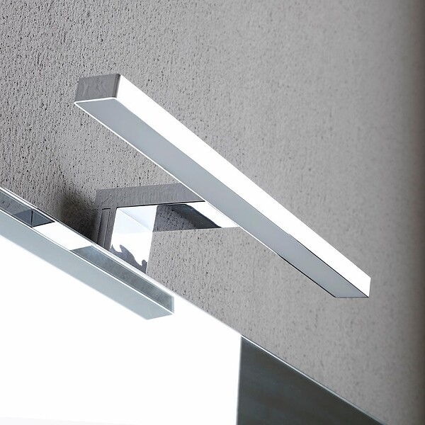 KIAMAMI VALENTINA - Meuble De Salle De Bains 90Cm Chêne Naturel Avec Lavabo Blanc Et Miroir | Valentina - large