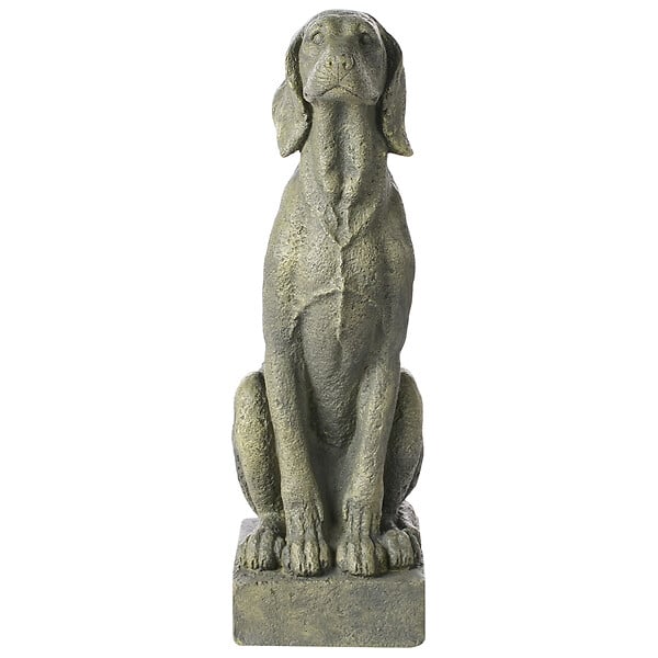 BELIANI - Statue de jardin NAIROBI Chien Vert - large