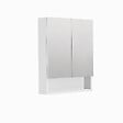 SWISS AQUA TECHNOLOGIES - Swiss Aqua Technologies Cube Way  60x72x14 cm armoire de salle de bain suspendue avec étagères, blanc mat (GALCU3D60BP) - vignette