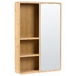 BELIANI - Armoire de toilette murale GUATAVITA 41 cm 61 cm Marron clair - vignette