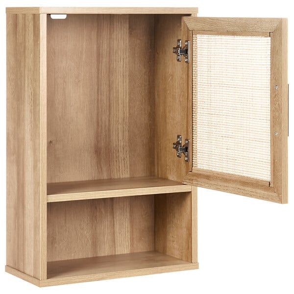 BELIANI - Armoire murale de salle de bains ROSELL 40 cm Marron clair - large