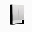 SWISS AQUA TECHNOLOGIES - Swiss Aqua Technologies Cube Way 60x72x14 cm armoire de salle de bain suspendue avec étagères, noir mat (GALCU3D60HP) - vignette