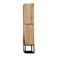 SWISS AQUA TECHNOLOGIES - B-Way 30x133x35 armoire de salle de bain sur pied, chêne mat (BWAY35OAKF) - vignette