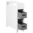 BELIANI - Meuble haut CACHI 20 cm Blanc - vignette
