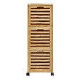 BELIANI - Meuble haut SHAWNEE Bambou 32 cm Marron clair - vignette