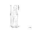 BELIANI - Statue de jardin THOIRY Gris - vignette